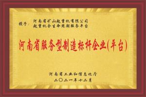 2021 年河南省服务型制造标杆企业